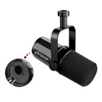 FDUCE SL40X+ /SL40X XLR Dynamic Microphone Kit With Arm Stand/Built-in Headset Output / Sound Insulation,For PC PS5/4 Mixer