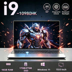 15.6" Windows 11 Laptops Intel Core i9-10980HK 16GB RAM 1TB SSD Gaming Laptop Office Study Home Use Backlight Fingerprint UnIock