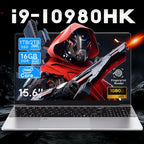 2026 New Notebook Windows 11 15.6 inch Laptop Fingerprint UnIock Intel Core i9-10980HK 16GB RAM 1/2TB SSD Office Gaming Laptops