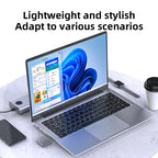 14.1 inch Portable Windows 11 Pro Laptop Computer Intel Atom A3950 12GB RAM 1TB 2TB SSD Office Notebook Business Pc Laptops