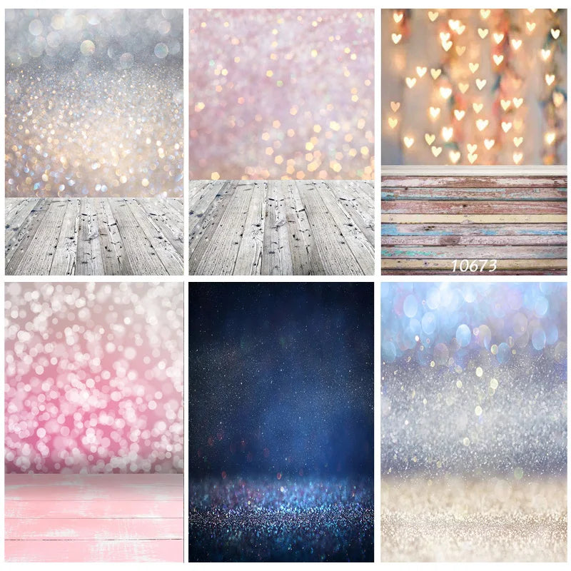 SHENGYONGBAO Fondos de Fotografía Abstractos Bokeh Brillo Facula Fondo de Fotos Estudio Photocalls Accesorios ZLSY-52