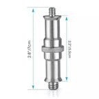 Spigot Stud Male Adapter Metal Camera Screw Photograph Hand Tool for Umbrella Flash Light Tripod Photo Studio Accessories