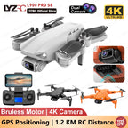 LYZRC Brushless Motor GPS L900 PRO SE Drone 90° Remote Control 4K HD Professional Dual Camera Foldable 5G Wifi FPV RC Quadcopter