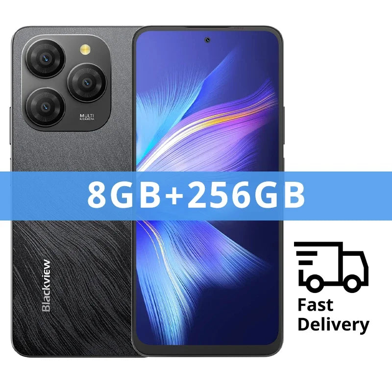 【Brand+】World premiere Blackview SHARK 9 5G Smartphone 6.67'' HD+ IPS 90Hz Display NFC 50MP AI Main Camera GPS Android 14