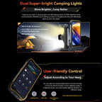 Blackview BV7300 Rugged Phone, 6GB+256GB, Android 14 Gaming Phone,15000mAh+45W Rugged Smartphone, 50MP+30MP Camera NFC/Dual SIM