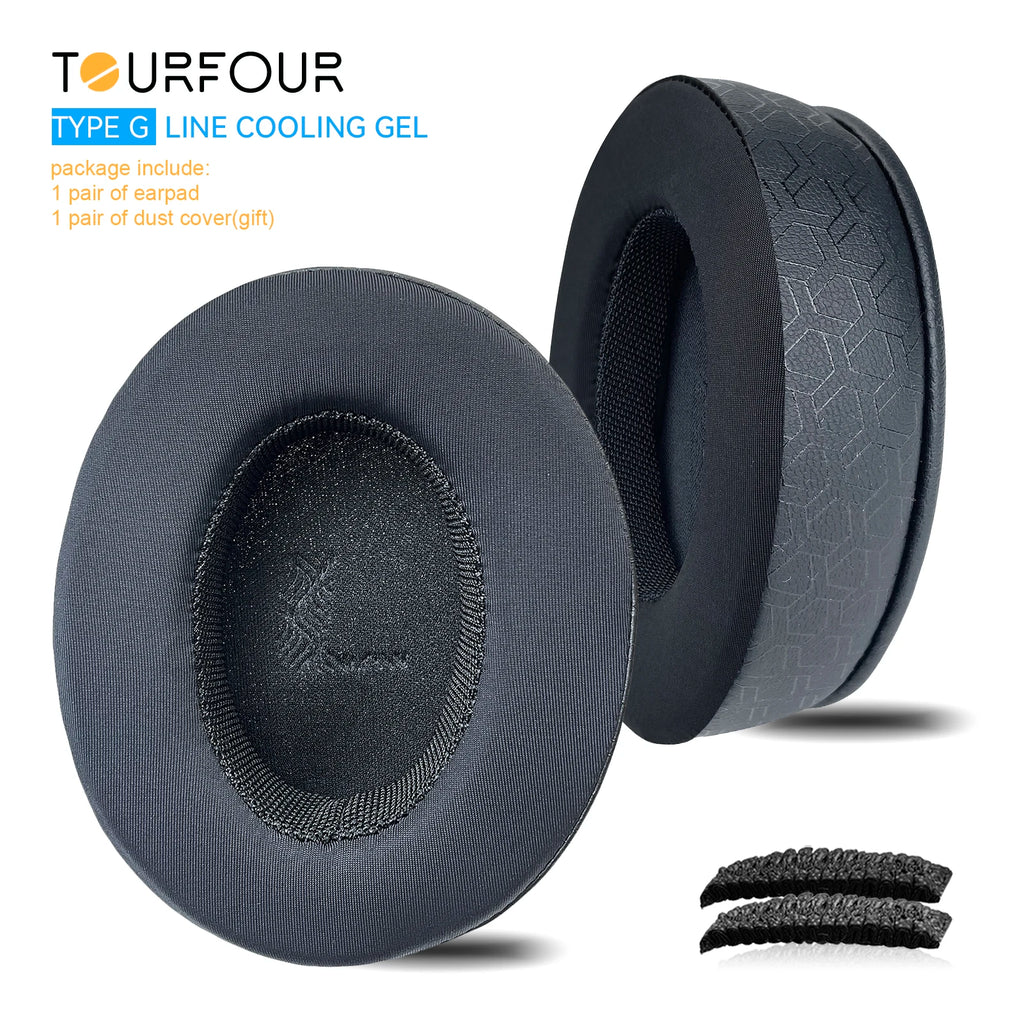 TOURFOUR Replacement Earpads for Audio Technica ATH-M50x,M50xBT,M40x,M30x,M20x,MSR7 Headphones Ear Cushion Sleeve Earmuffs