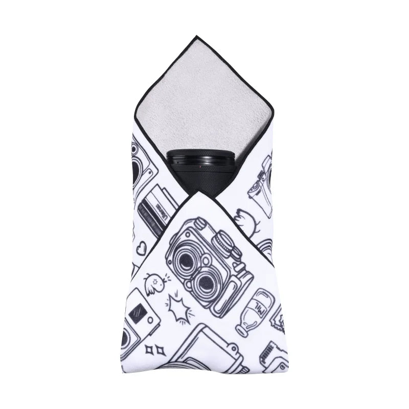 Ulanzi Protective Wrap for Camera Lenses Handheld Stabilizers Tablets Self-Secured Hook & Loop Double-Sided Printing Magic Cloth