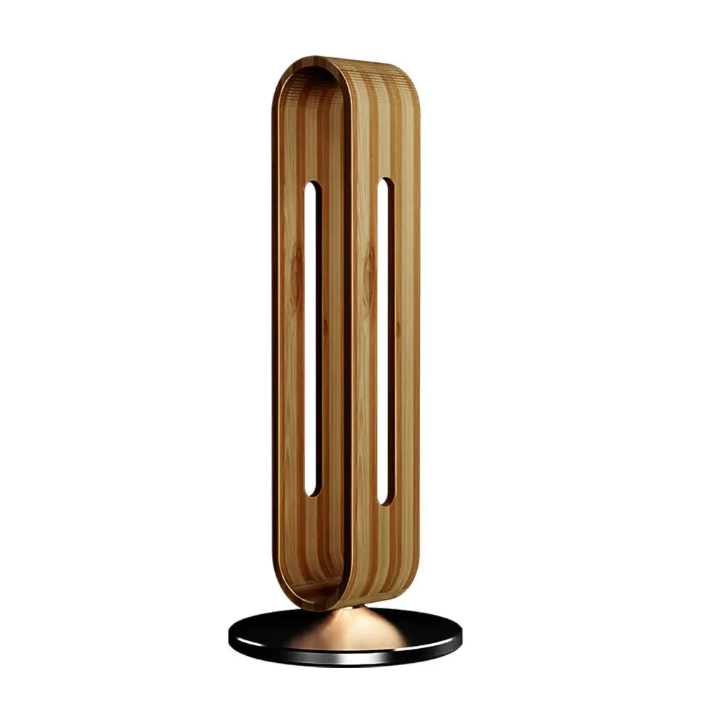 Bamboo Wood Aluminum Headphone Stand.