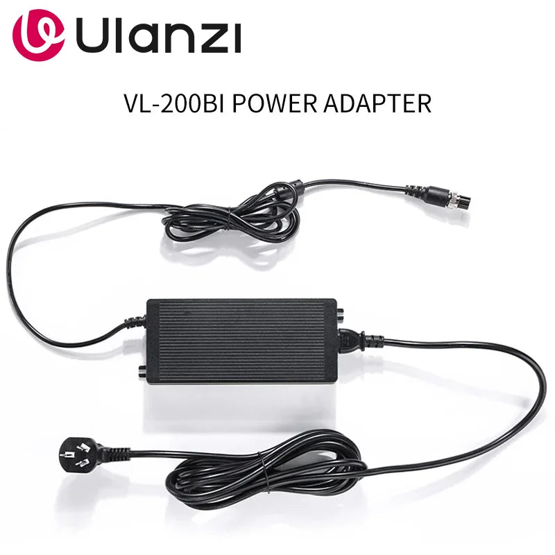 Ulanzi 200W V-Mount Light Power Charging Adapter power supply 36V6A for Ulanzi VL-200Bi COB Light Power Adapter
