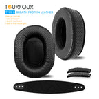 TOURFOUR Replacement Earpads for Steelseries Arctis Nova Pro Wire, Nova 7, Nova 3, Nova 1 Headphones Ear Cushion Headband