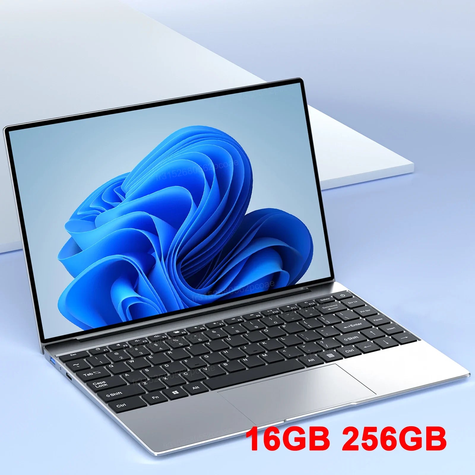 Ultra Slim 14.1 Inch Laptop 16GB RAM 2TB SSD Windows 11 Intel N3700 Notebook 1920x1080 Display Office Study Computer PC For