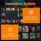 JMachen 500GB Game Hard Drive Launchbox Portable Gaming HDD with 3700+PC/3D Games for PS4/PS3/PS2/Wii/WiiU/Switch Game Console