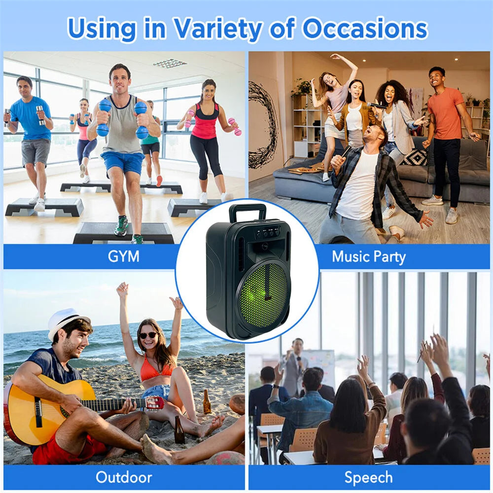 6.5" Portable Bluetooth Subwoofer