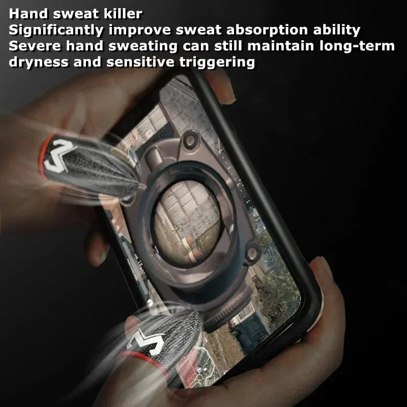 1/2/3 Pair MEMO Silver Fiber Gaming Finger Sleeve for PUBG Game Finger Cover Sensitive Touch Screen Sweatproof Fingertips Gloves