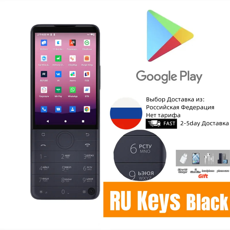 F22 Pro Google Play Android 12 Physical Key Typing Smart Touch Screen Phone  Original Best sell Phone