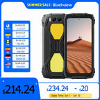 Blackview BV7300 Rugged Phone, 6GB+256GB, Android 14 Gaming Phone,15000mAh+45W Rugged Smartphone, 50MP+30MP Camera NFC/Dual SIM