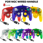 Mando con cable multicolor para consola NGC Mando Joypad para GameCube NGC Joystick clásico Mando para consola de juegos retro Accesorios