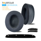 TOURFOUR Replacement Earpads for Audio Technica ATH-M50x,M50xBT,M40x,M30x,M20x,MSR7 Headphones Ear Cushion Sleeve Earmuffs