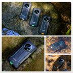 DOOGEE Fire 7 5G Rugged Phone Gemini AI 16GB (4+12) 256GB 13000mAh Battery Dimensity 6300 Smart phone NFC Android 15 64MP Camera