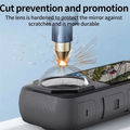 ABSQ-For Insta360 X3 Lens Guards Lens Protector Upgraded Anti-Scratch Tempered Glass Sticky Guard For Insta 360 X3 Accessory