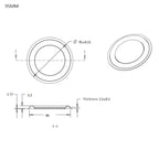2PCS 75/90/92/139mm Bass Diaphragm Vibration Membrane Passive Radiator Speaker Repair Parts DIY Home Theater Accessories