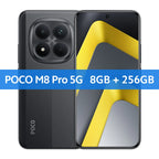 Global Version POCO M8 Pro 50MP main Camera 6.83"CrystalRes AMOLED display mobilephones Smartphone Snapdragon® 7s Gen 4