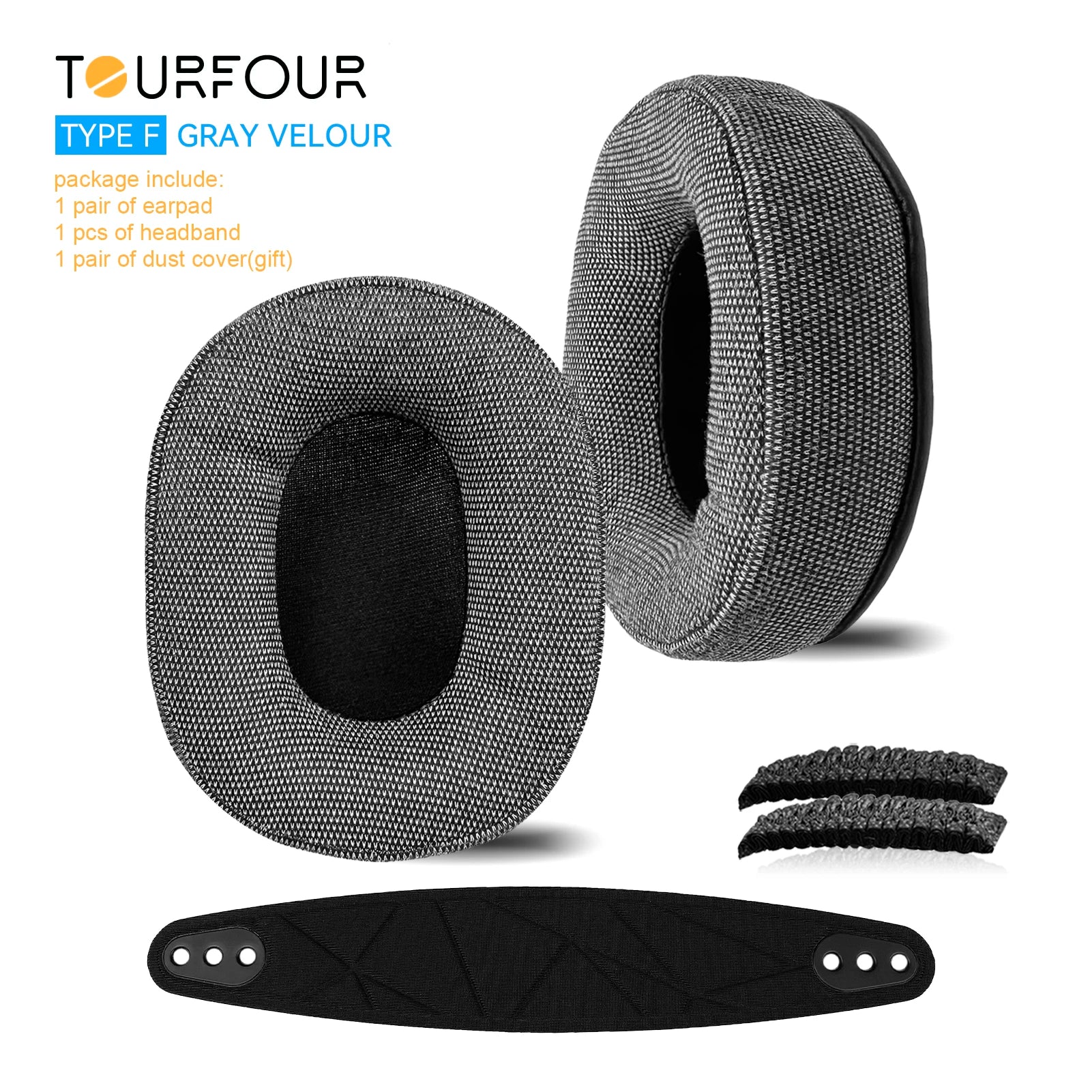 TOURFOUR Replacement Earpads for Steelseries Arctis Nova Pro Wire, Nova 7, Nova 3, Nova 1 Headphones Ear Cushion Headband