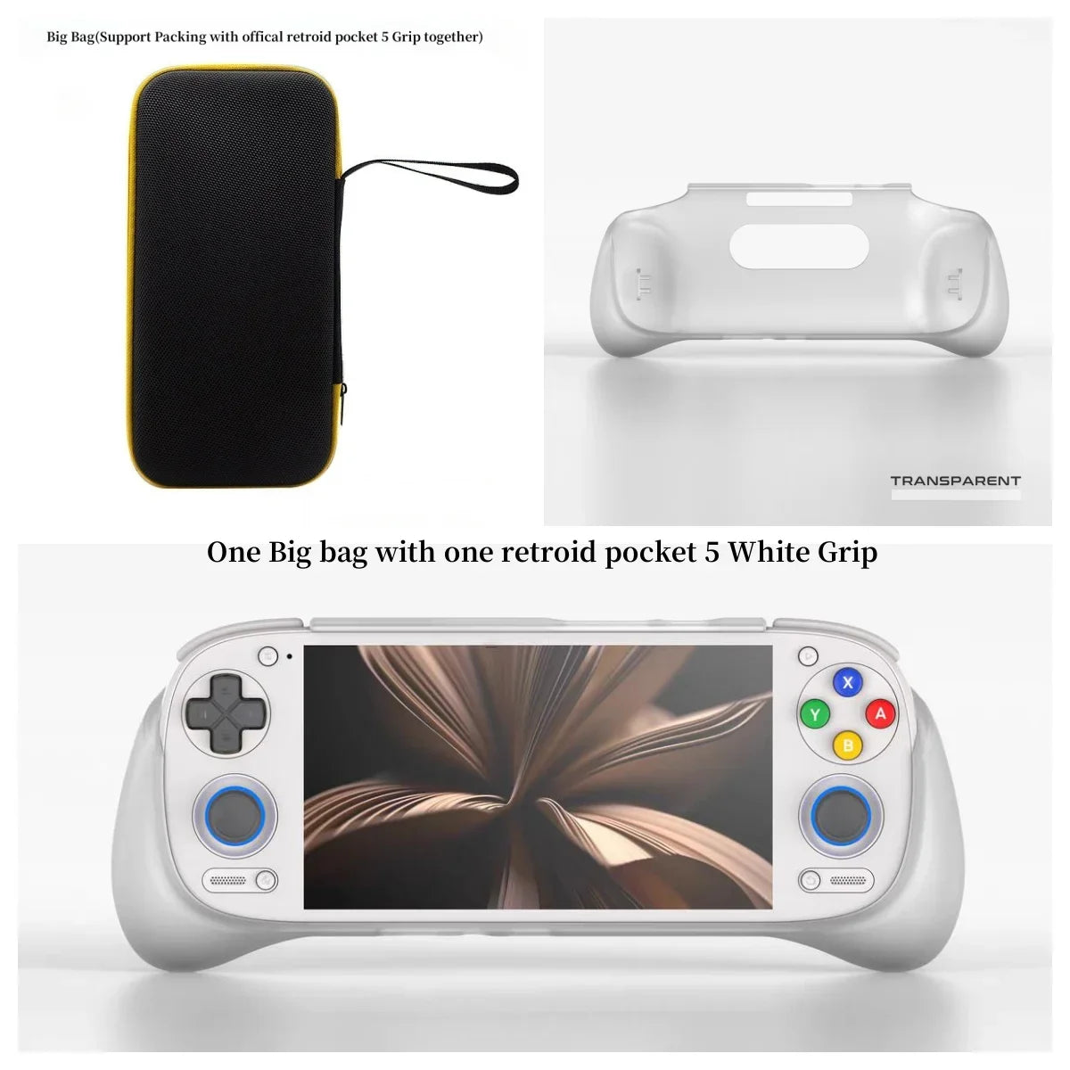 For RP5 Retroid pocket 5 Grip Case Big Bag Packing Together Shockproof Offical Retroid Pocket G2 RPG2 Grip Storage Case Box