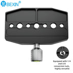 BEXIN Aluminium 50mm/70mm/90mm/110mm Quick Release Clamp Tripod Ball Head Mount Clamp for Arca-Swiss Standard Camera Monopod