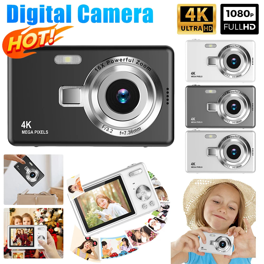 Cámara digital 4K HD 1080P
