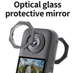 ABSQ-For Insta360 X3 Lens Guards Lens Protector Upgraded Anti-Scratch Tempered Glass Sticky Guard For Insta 360 X3 Accessory