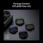 TELESIN Lens Filters Set Filter Kit