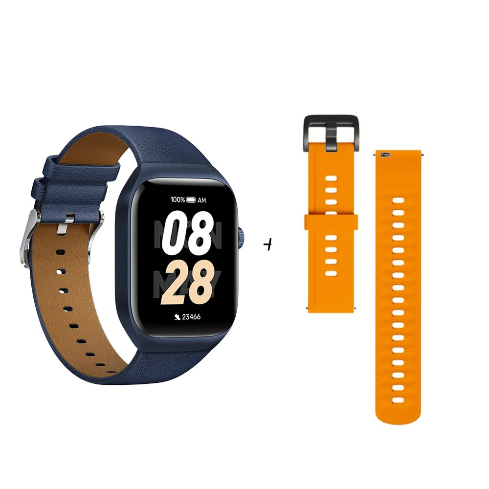Mibro T2 Smartwatch, posicionamiento GPS, pantalla AMOLED HD de 1.75 pulgadas, AOD, resistencia al agua de 2 ATM, llamadas Bluetooth, relojes inteligentes deportivos para hombres y mujeres