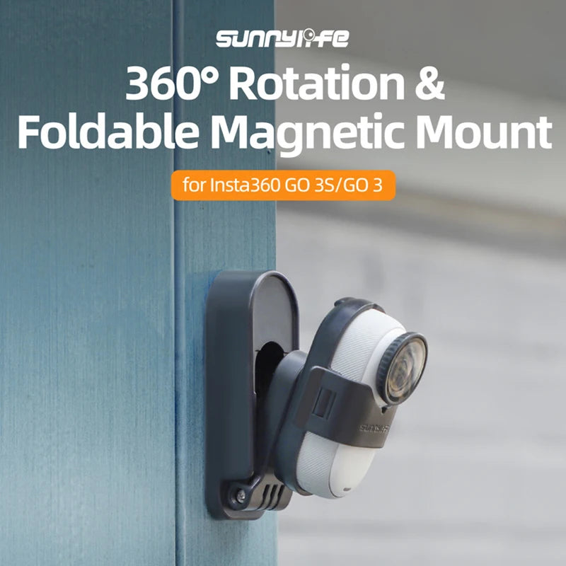 Magnetic Horizontal Frame For Insta 360 GO 3 GO 3S Vertical Adapter Protective Fixed Border Bracket Mount Accessories