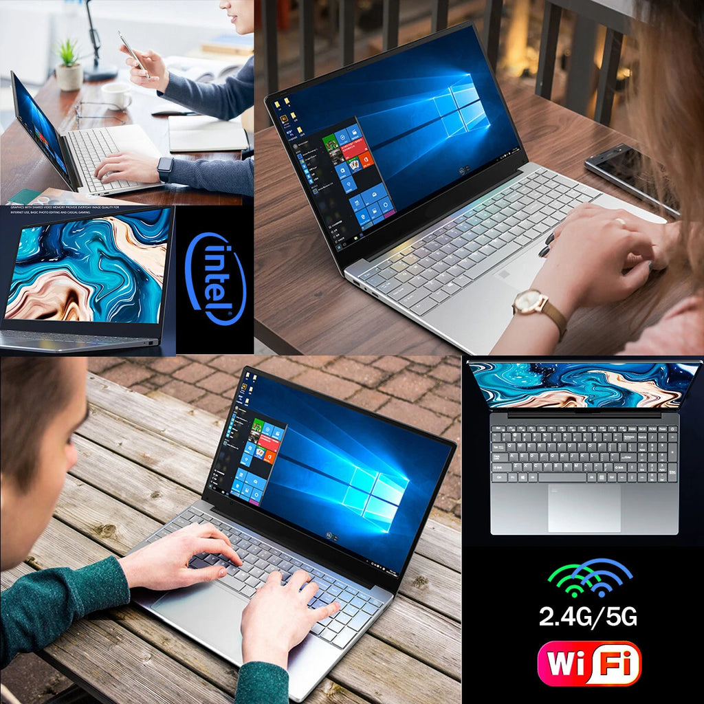 CARBAYTA Windows 10 11 Pro Ram 16GB Rom 128GB 256GB 512GB 1TB SSD Ultrabook Computadora Wifi 5G Bluetooth Barato Oficina Portátil para Juegos