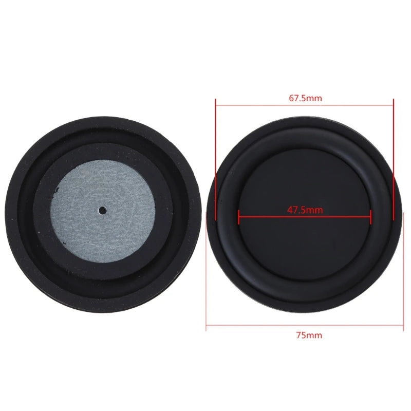 2PCS 75/90/92/139mm Bass Diaphragm Vibration Membrane Passive Radiator Speaker Repair Parts DIY Home Theater Accessories