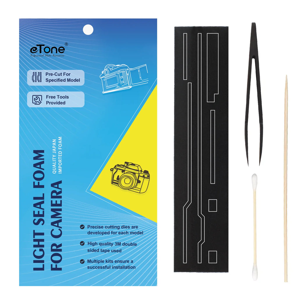 eTone Self Adhesive Light Proof Seal Foam Sponge Custom Repair Kits for Olympus OM-1 OM-2 OM-3 OM-4 Camera Accessories
