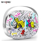 W-KING T8II Portable Bluetooth Speakers Wireless Outdoor Boombox, Heavy Bass/Crystal Sound,2 Subwoofers,Fast Charging,BT5.4