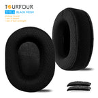 Almohadillas de repuesto TOURFOUR para auriculares Steelseries Arctis Nova Pro Wire, Nova 7, Nova 3, Nova 1 y diadema con cojín para las orejas