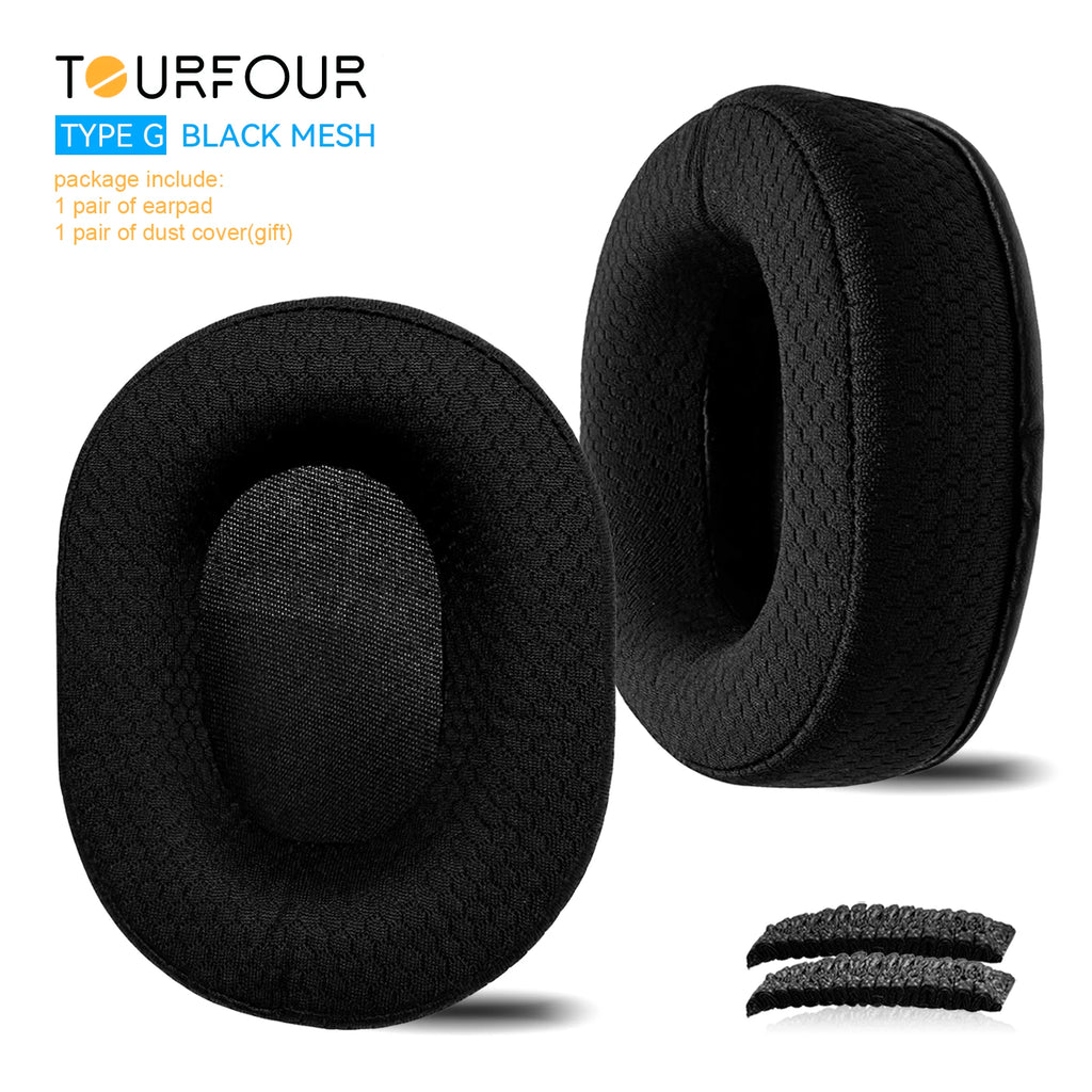 TOURFOUR Replacement Earpads for Steelseries Arctis Nova Pro Wire, Nova 7, Nova 3, Nova 1 Headphones Ear Cushion Headband