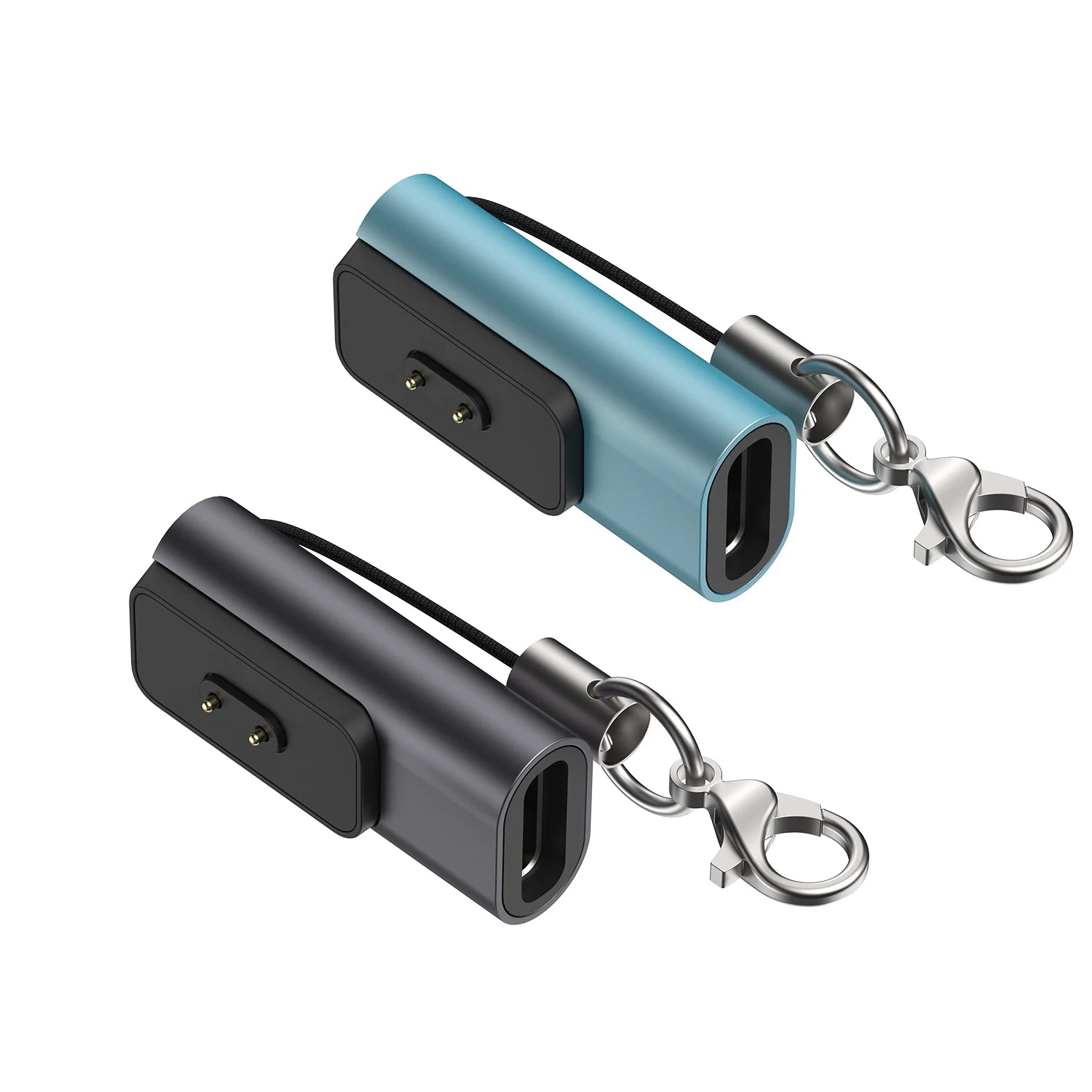 Type-C Charging Adapter USB C Mini Power Connector Protable Converter Plug For Xiaomi Smart Band 10 9 8 With Keychain