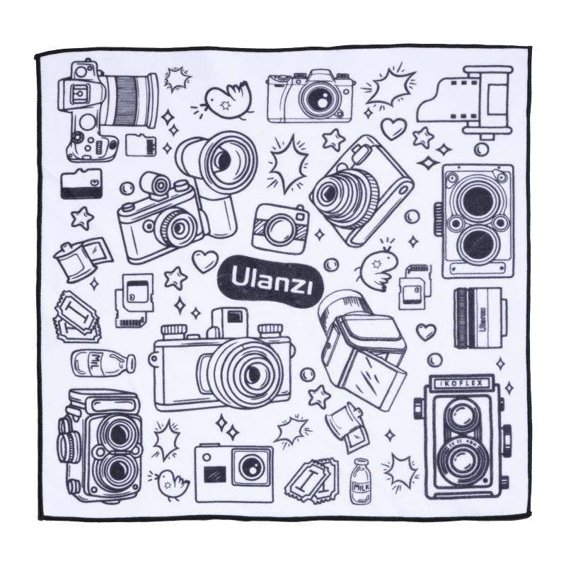 Ulanzi Protective Wrap for Camera Lenses Handheld Stabilizers Tablets Self-Secured Hook & Loop Double-Sided Printing Magic Cloth