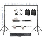 SH 2.6m*3m Suit Adjustable Backdrop Stand for Photography Wedding Photo Studio Backdrop Video Background Frame
