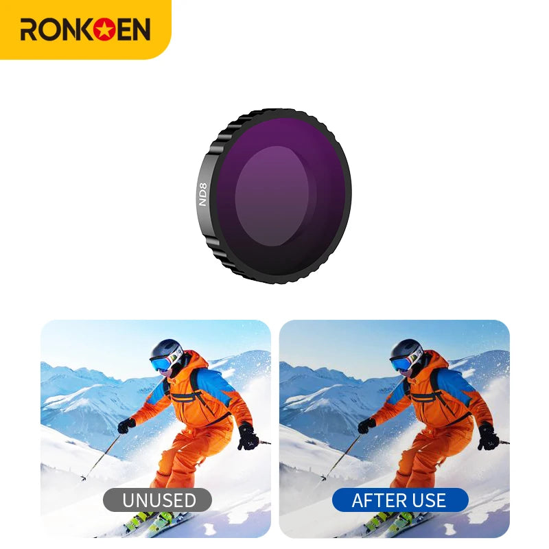 Ronkoen For Dji Osmo Nano Filters CPL UV Filters ND8 ND16 ND32 ND64 Black Mist Soft ND32PL Protective Lens Camera Accessories