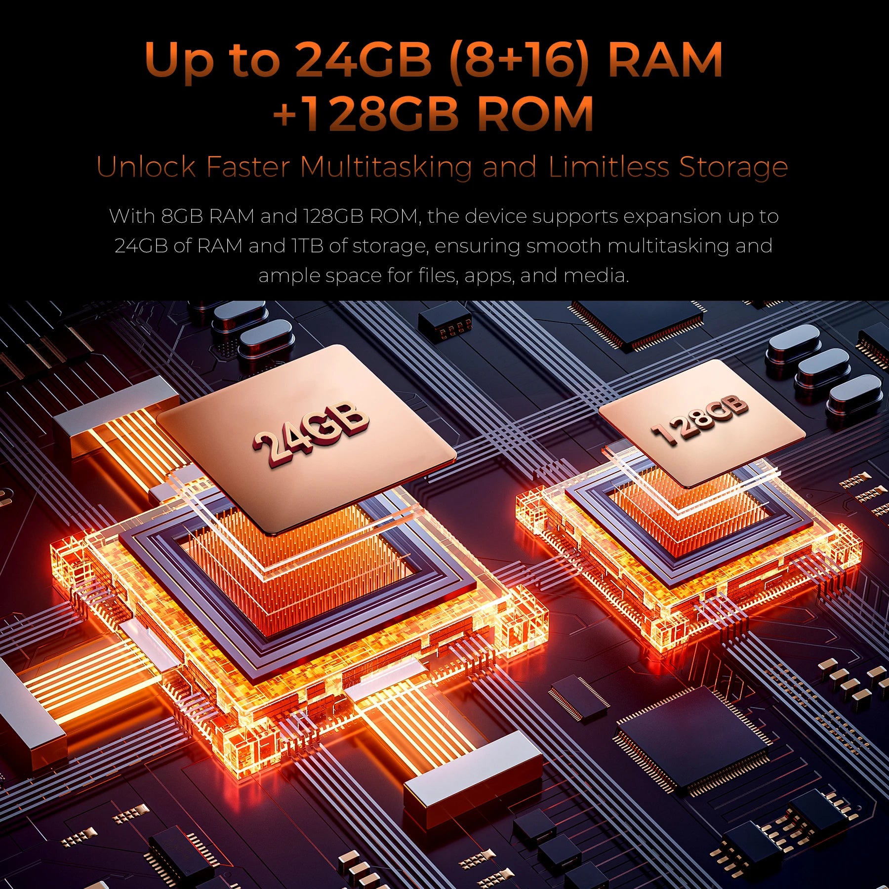 【World premiere】OUKITEL WP53 Rugged Phone, 24GB+128GB, 11000mAh, Android15, Smartphone, 6.52", NFC, Cell Phone, 13MP Camera