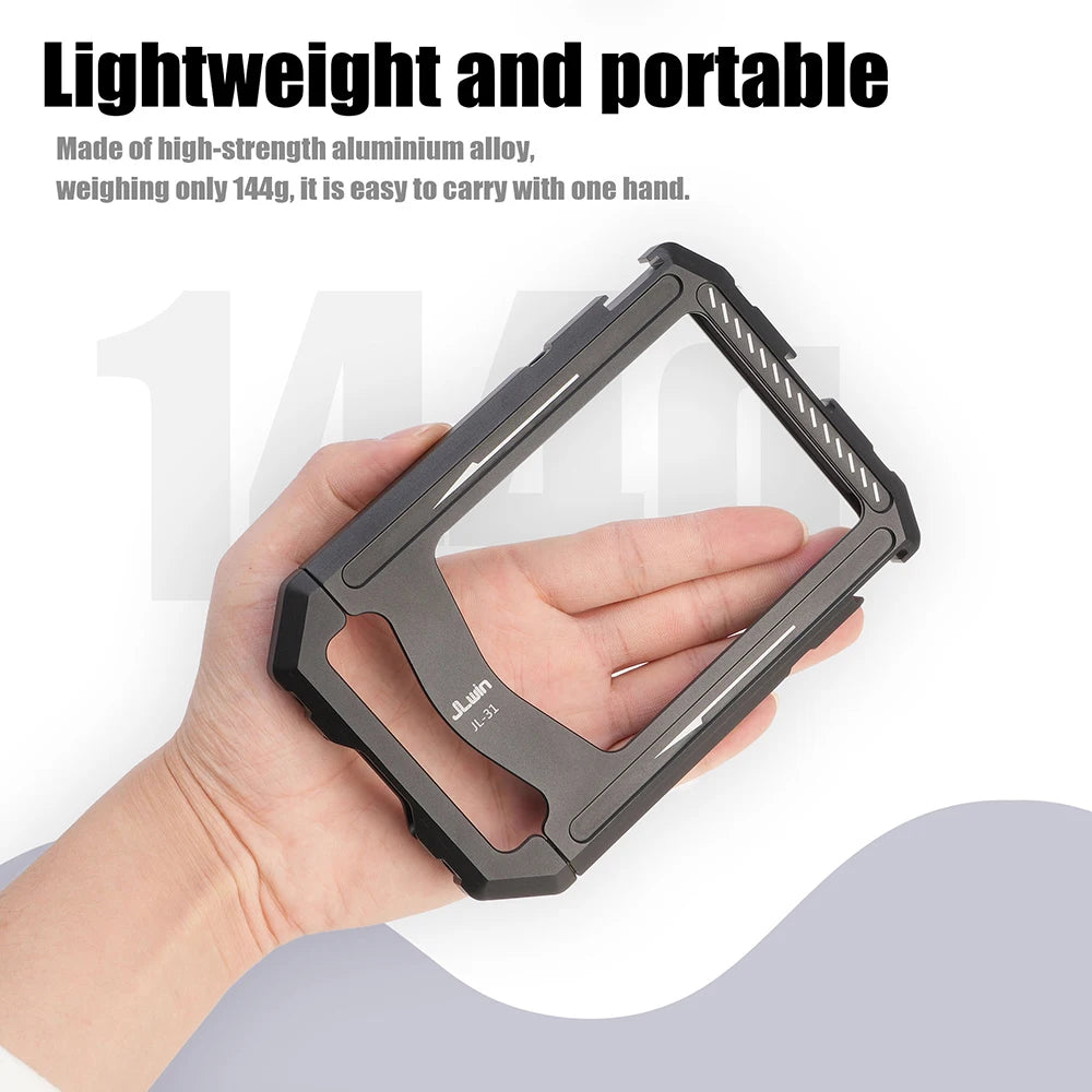 FOTGA Soporte de metal universal para smartphone, asas, estabilizador, vlog, transmisión en vivo, kit de soporte para teléfono móvil, creador de videos