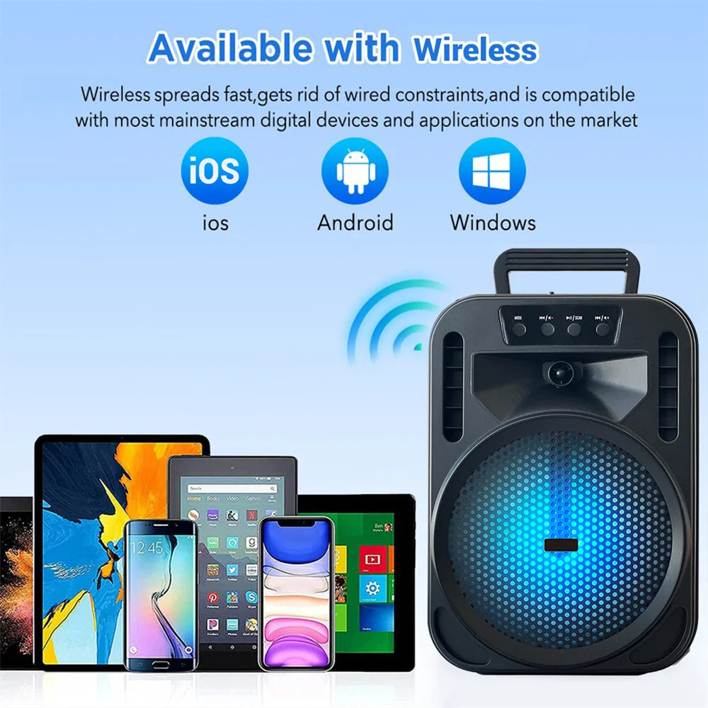6.5" Portable Bluetooth Subwoofer