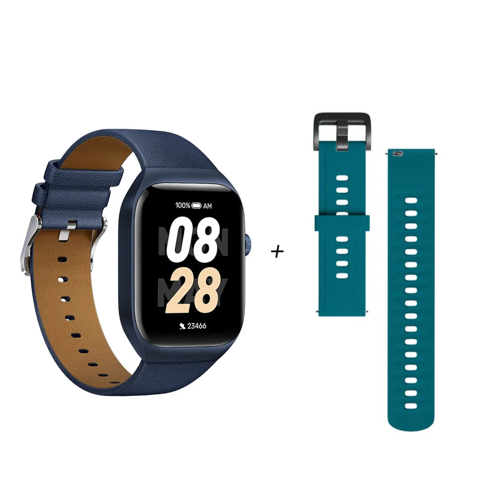 Mibro T2 Smartwatch, posicionamiento GPS, pantalla AMOLED HD de 1.75 pulgadas, AOD, resistencia al agua de 2 ATM, llamadas Bluetooth, relojes inteligentes deportivos para hombres y mujeres