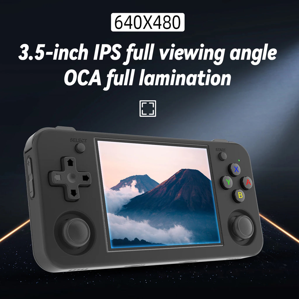 ANBERNIC RG35XX H Handheld Game Console 3.5''IPS Screen HDMI Output Linux System RG35XXH Retro Video Simulator Console Kids Gift