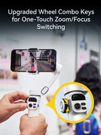 AOCHUAN Smart X2 Handheld Gimbal 3 Axis Stabilizer Built-in 20cm Extension Rod LED Display Phone Holder For iPhone Smartphone